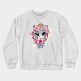 Cute Unicorn Crewneck Sweatshirt